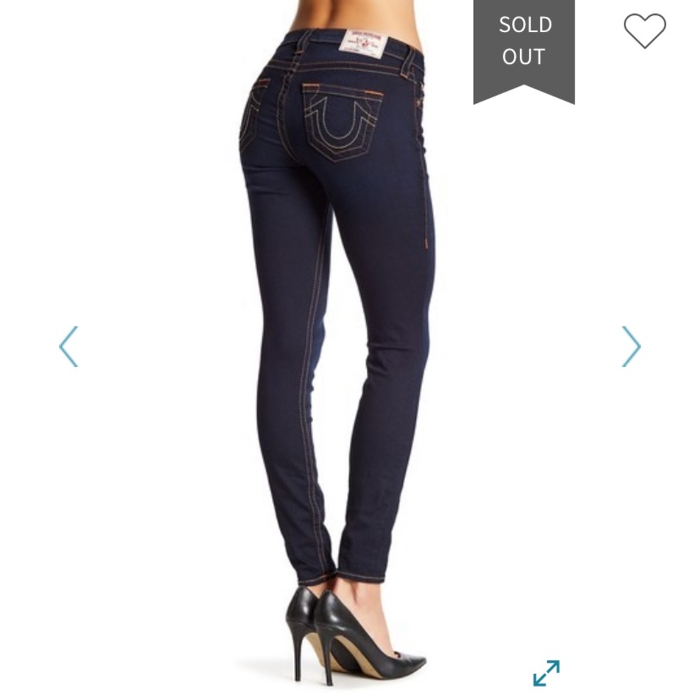 True religion curvy skinny jeans
